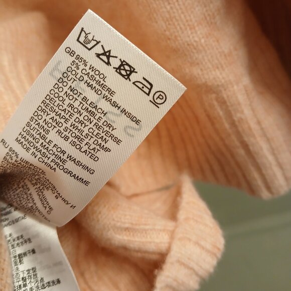 REISS  rylee wool & cashmere collar sweater - Picture 6 of 9